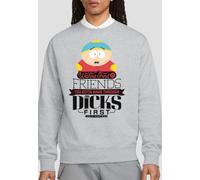 South Park Wade Through Dicks Crew Sweatshirt, Athletic Heather in Light Grey | Size: Medium South Park Light Grey M
