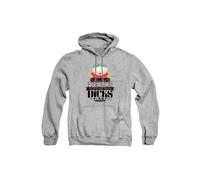 South Park Wade Through Dicks Hoodie, Athletic Heather in Grey | Size: Large South Park Grey L