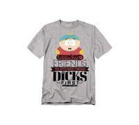 South Park Wade Through Dicks T-Shirt, Athletic Heather in Grey | Size: 4XL South Park Grey 4XL