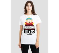 South Park Women's Wade Through Dicks T-Shirt, White | Size: 2XL South Park White 2XL