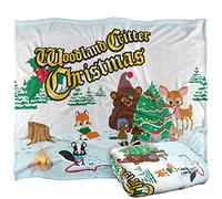 South Park Woodland Critter Christmas Silky Touch Super Soft Throw Blanket 152 X 127 cm, White