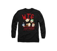 South Park Wtf Ultimate Smackdown Long Sleeve T-Shirt, Black | Size: Large South Park Black L