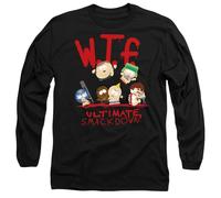 South Park WTF Ultimate Smallackdown Mens Long Sleeve T Shirt, Black, Small