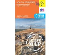 South Pennines Map | Weatherproof | Burnley, Hebden Bridge, Keighley & Todmorden | Ordnance Survey | OS Explorer Active Map OL21 | England | Walks | Hiking | Maps | Adventure (OS Explorer Map Active)