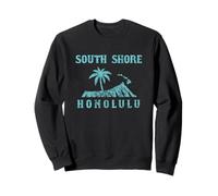 South Shore Diamondhead Palm Tree Honolulu Vintage Style Sweatshirt