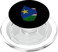 South Sudan Flag Fingerprint It is in DNA Gift South Sudans PopSockets PopGrip for MagSafe