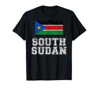 South Sudan Flag Vintage I Men Women Kids T-Shirt T-Shirt