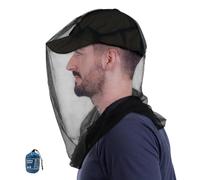 South to East Premium Mosquito Head Net for Insect 1 Pack, Ultra Large & Long, Extra Fine Holes, Fly & Bug Protection Gear for Camping, Hiking, Fishing, Gardening, Safari, Fit All Hats for Men & Women