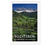 South Tyrol - An experience for the eye UK-Version (Wall Calendar 2026 DIN A4 Portrait), CALVENDO 12 Month Wall Calendar