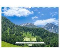 South Tyrol - Dreamlike mountains and lakes in the north of Italy UK-Version (Wall Calendar 2026 DIN A3 Landscape), CALVENDO 12 Month Wall Calendar