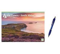 South Wales A4 Calendar 2026 + EXCLUSIVE LIMITED EDITION PEN