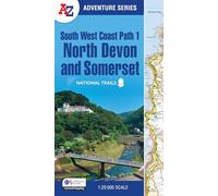 South West Coast Path 1 – North Devon & Somerset – Ordnance Survey mapping (A-Z Adventure Series)