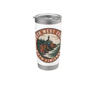 South West Coast Path Finisher Hiking SWCP Cornwall Devon Stainless Steel Insulated Tumbler