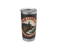 South West Coast Path Finisher Hiking SWCP Cornwall Devon Stainless Steel Insulated Tumbler