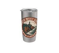South West Coast Path Finisher Hiking SWCP Cornwall Devon Stainless Steel Insulated Tumbler
