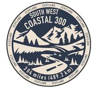 South West Coastal 300 Scotland - Decorative Vinyl Sticker