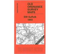 South West Suffolk 1893: One Inch Map 206 (Old Ordnance Survey Maps of England & Wales)