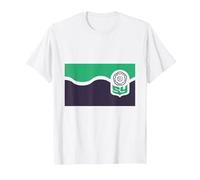 South Yorkshire County Flag-Themed Design Celebrate Heritage T-Shirt, Men, White, 4X-Large