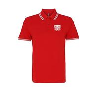 Southampton 1960s Retro Football Iconic Polo Embroidered Logo