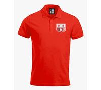 Southampton 1960s Retro Football Polo Embroidered Logo