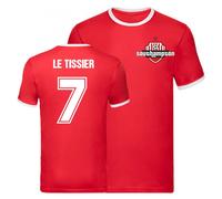 Southampton FC Men's Matt Le Tissier Ringer Tee in Red | Size: Medium Southampton FC Red M