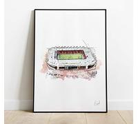 SOUTHAMPTON FC ST MARY’S STADIUM Art Print (A4 210 x 297 mm)