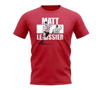Southampton FC Women's Matt Le Tissier Player Collage T-Shirt in Red | Size: Medium Southampton FC Red M