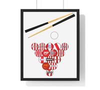 Southampton Poster - Southampton Print, Southampton Retro, Southampton Kits, Southampton Snooker Balls (18 x 24 inches (Vertical))
