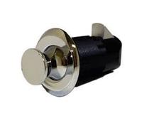 Southco MP-05-312-11 Plastic; Chrome Round Push to Close Latch Chrome on Chrome (Pack of 4)