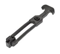 Southco T-Handle Latch w/Keeper - Pull Draw Front Mount Black Flexible Rubber