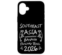 Southeast Asia Banana Pancake Trail 2026 Backpacker Gift Case for iPhone 16 Plus