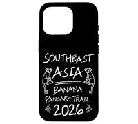 Southeast Asia Banana Pancake Trail 2026 Backpacker Gift Case for iPhone 16 Pro