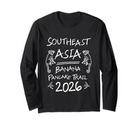 Southeast Asia Banana Pancake Trail 2026 Backpacker Gift Long Sleeve T-Shirt