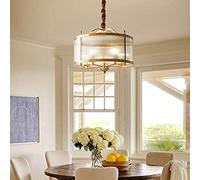 Southeast Asia Industrial Pendant Light Tawny Glass Lampshade E27 Base Hanging Lamp Compatible with Coffee Shop Bar Restanrant Living Room