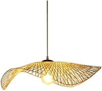 Southeast Asian Bamboo Pendant Light Creative Chinese Restaurant Living Room Interior Entrance Handmade Weaving Light Ceiling Hanging Light