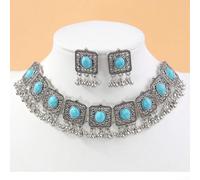 Southeast Asian Ethnic Jewelry Set 2-Piece Retro Alloy(35)