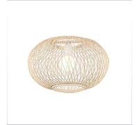 Southeast Asian Tropical Cream Wicker Rattan Pendent Lights Nordic Simple Hanging Lamp Kitchen Island Chandelier Bar Hotel Hanging Suspension Light Living Room Restaurant Bedroom Droplight E27