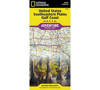 Southeast Plains & Gulf Coast Map - National Geographic Adventure Map | Waterproof Travel & Road Map of Texas, Louisiana, Florida, Alabama & More ... (National Geographic Adventure Map, 3125)