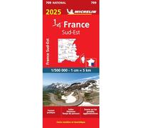 Gräfe & Unzer Map Southeastern France 2025 – Michelin National Map 709