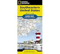 Southeastern USA Map (National Geographic Guide Map)