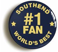 Southend #1 Fan Fridge Magnet (Circular 2inch / 50mm Diameter)