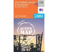Southend-on-Sea & Basildon Map | Weatherproof | Brentwood & Billericay | Ordnance Survey | OS Explorer Active Map 175 | England | Walks | Hiking | Maps | Adventure