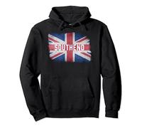 Southend | United Kingdom British Flag Vintage UK Souvenir Pullover Hoodie
