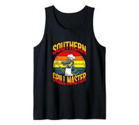 Southern Alligator BBQ Chef Cooking Tank Top