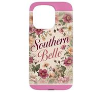 Southern Belle Floral Design Case for iPhone 15 Pro