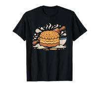 Southern Biscuit Maker Retro Kitchen Illustration Art T-Shirt