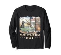 Southern Boy - Lab Hunting Labrador Hunting Dog Long Sleeve T-Shirt