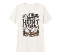 Southern Boys Hunt Different Vintage Hunting Whitetail Premium T-Shirt
