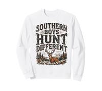 Southern Boys Hunt Different Vintage Hunting Whitetail Sweatshirt