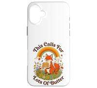 Southern Breakfast Butter Lover Foodie Chef Humor Case for iPhone 16 Plus